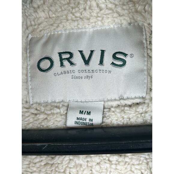 Orvis Sweater Mens M sherpa Fleece Black 1/4 Zip Pullover Sweatshirt Golfing - Picture 9 of 12